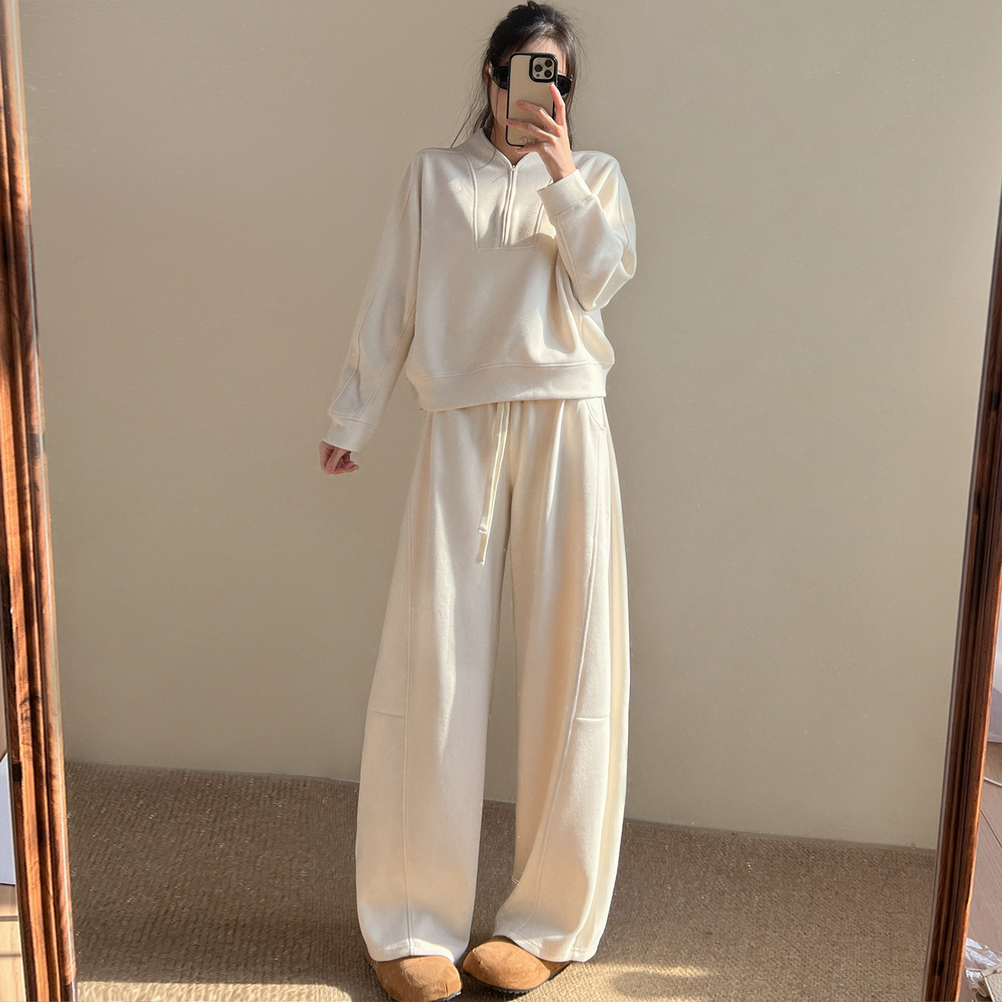 韩版时尚休闲运动套装女春秋款卫衣学生洋气显瘦盐系梧桐裤两件套,女装/女士精品,时尚套装,淘宝优惠券,粉丝福利购,淘宝优惠卷