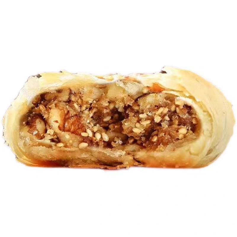 陕西商洛镇安手工点心传统老式核桃仁馅糕点月饼休闲零食特产500g
