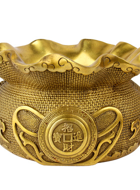 厚德居摆件黄金袋