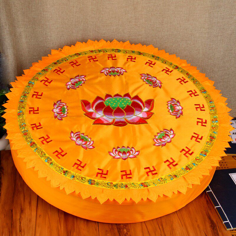 拜垫蒲团九品莲花拜跪垫拜凳打坐垫珍珠棉莲花拜佛垫拜垫瑜伽拜佛