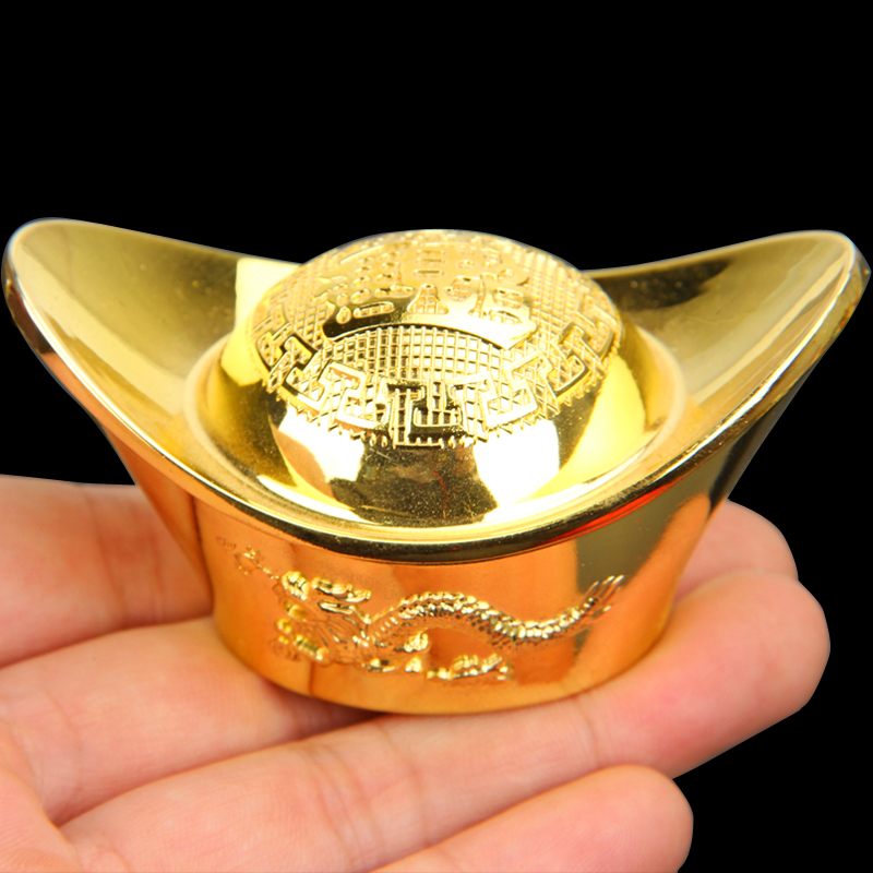 合金元宝摆件金元宝龙凤元宝摆设