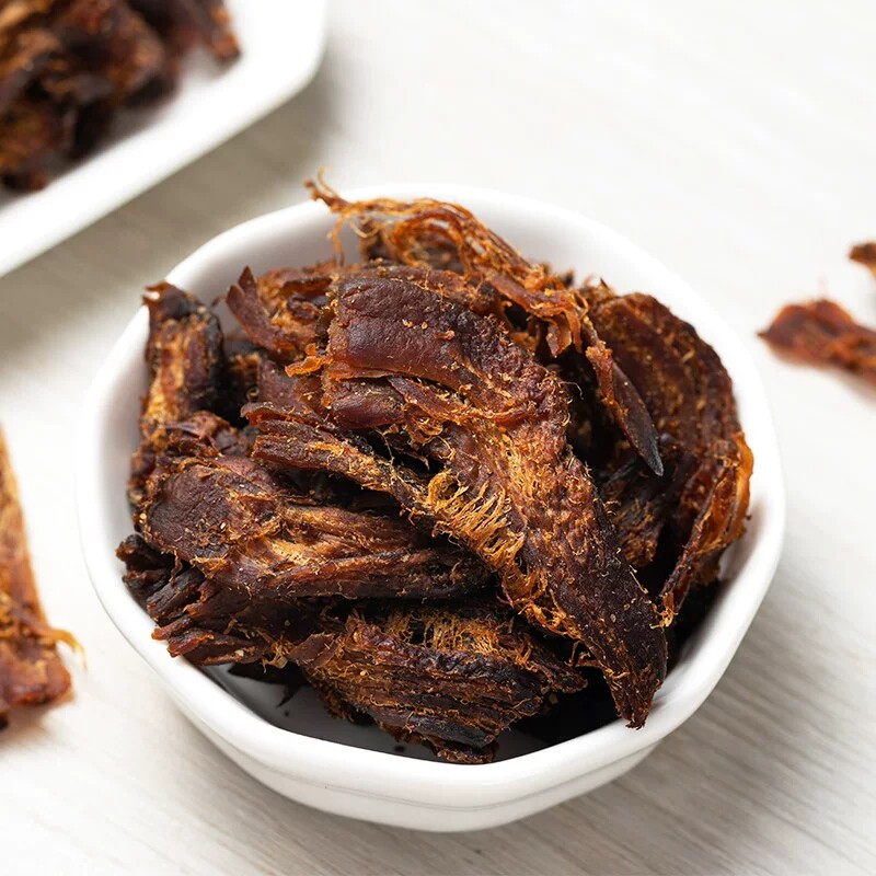 云滇野香菇素食干巴100g纯素食解馋小零食云南特产小吃即食菌菇