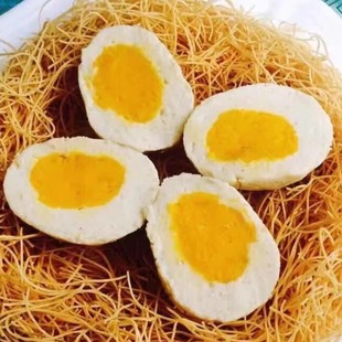 [冷冻]三好素咸蛋250g纯素食咸蛋鸭蛋蒸蛋斋菜植物素肉蛋黄茶旦