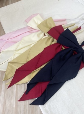 正统原创长尾结结小物水手服领结百搭纯色基础款日系免打jk领结