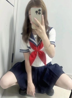 原创正版jk制服幼稚园可爱学生学院风甜美水手服短袖刺裙套装日系