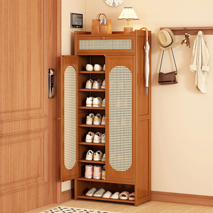 鞋架小窄门口多层家用室内好看小型防尘简易鞋柜2025新款出租房用