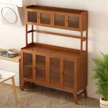 餐边柜靠墙一体多功能收纳储物柜非实木置物柜子家用客厅厨房橱柜