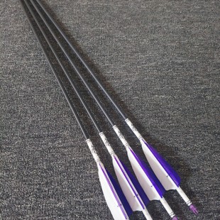 战鸽碳箭战戈箭矢6.2内径真羽混碳箭美猎传统专用火鸡羽
