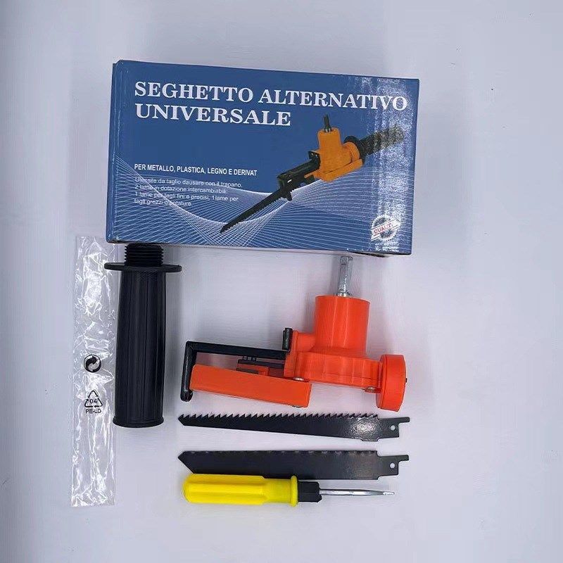 电钻改装电锯电动往复锯工具家用马刀锯电钻转曲线锯木工伐木锯子