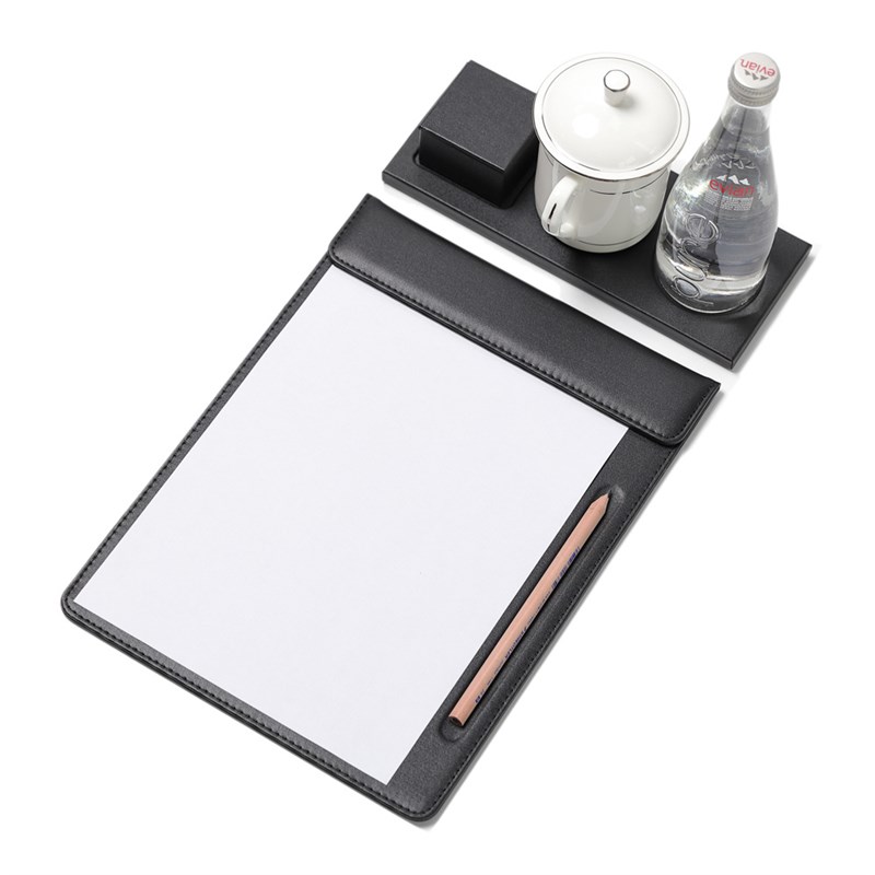 磁吸垫板a4商务会议酒店写字会议夹夹皮革书写板文件夹板办公用品