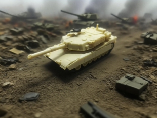 坦克模型M1A2（3D打印）