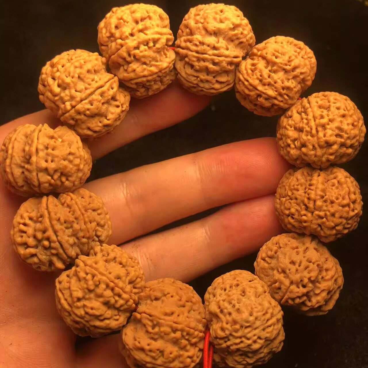 蜂王爆肉7瓣25-26mm蜂窝尼泊尔大金刚菩提手串原籽男文玩佛珠沉水