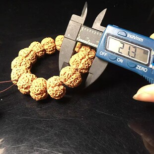 弥刻尼泊尔六6瓣21mm大金刚蜂窝爆肉菩提手串男款文玩佛珠原籽