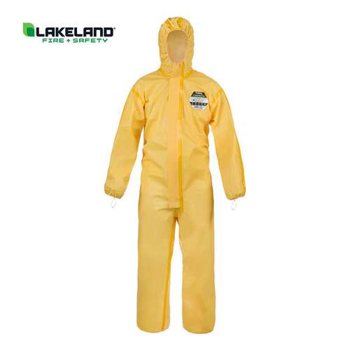雷克兰防化服耐强酸碱凯麦斯1带帽连体防护服CT1SL428IEB