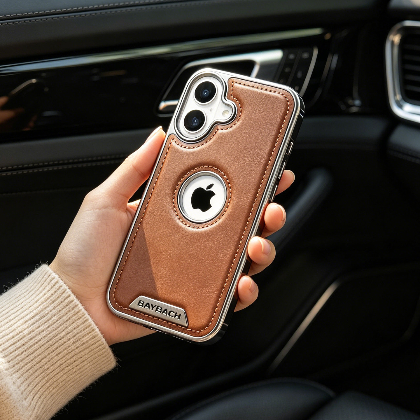 高档皮纹iPhone17手机壳磁吸轻奢风苹果16promax时尚适用15plus创意防摔14pro网红高级感13p新男女皮质保护套