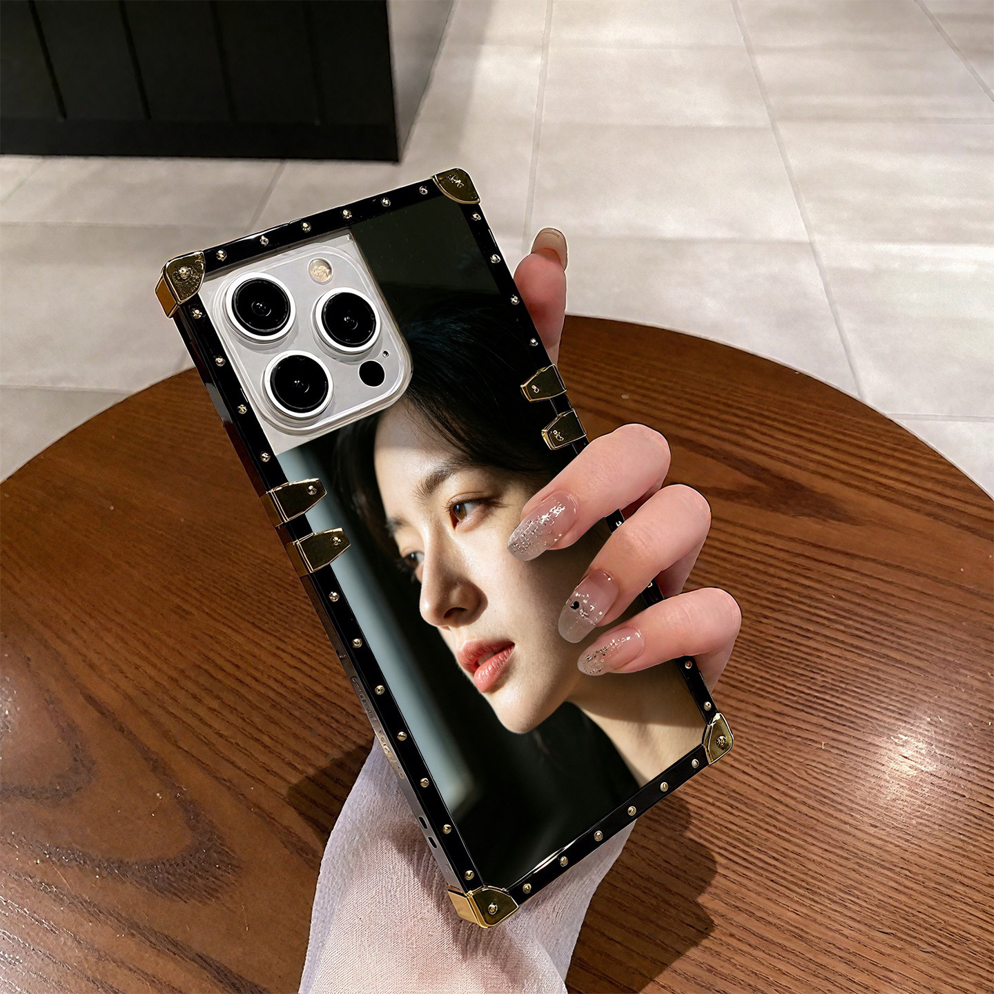 照片定制iPhone17手机壳方形小众