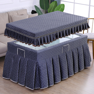 烤火桌子罩套长方形加绒冬季茶几取暖桌布罩烤火罩被电炉罩套加厚