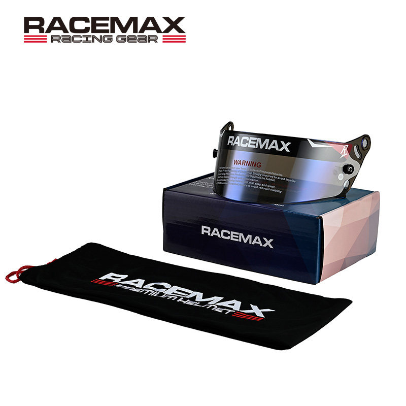 RACEMAX头盔防雾防爆滤光 FIA认证 彩色镜片 GR3赛车头盔用