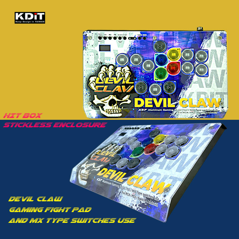 Hitbox迷你超薄KDIT摇杆ps4格斗街霸6拳皇steam电脑机械按键PS5