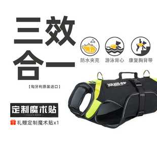 Julius K9 三合一游泳衣 胸背 泳衣 狗 可悬浮材质 可作为胸背