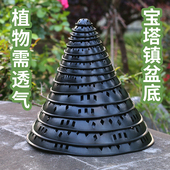 新款 花盆垫片防漏土防虫透气底孔垫网透水罩沥水罩网垫罩滤网塑料