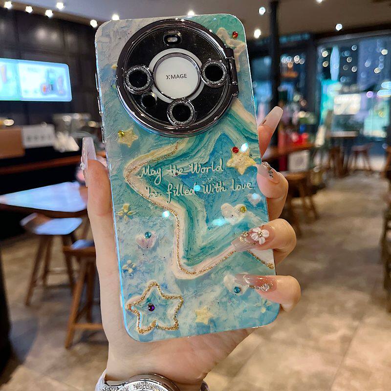 适用华为mate60 p70系列iPhone16新款手机壳16promax小众复古油画黄玫瑰全包15promax气质14/13时尚保护套