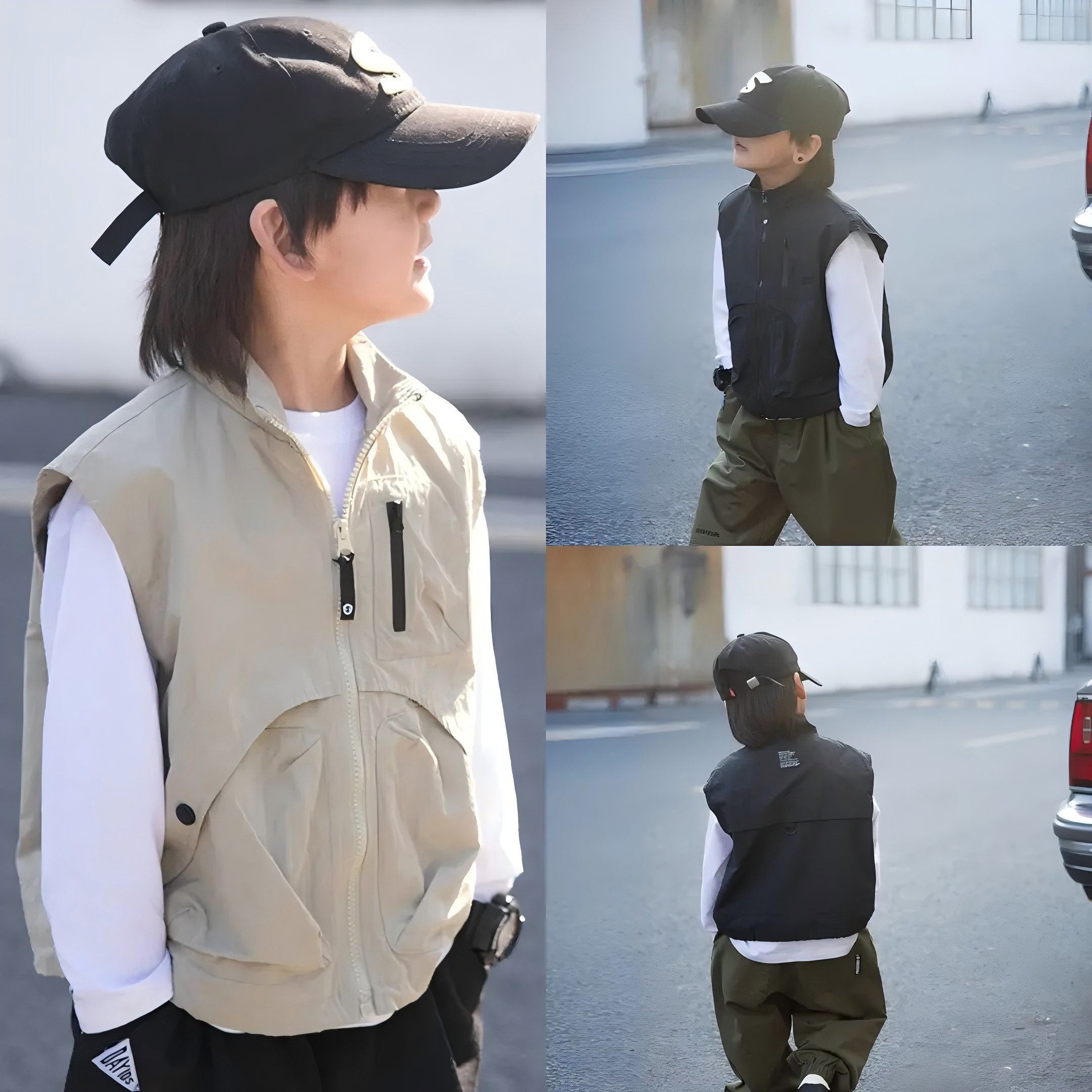 男童工装户外马甲新款丁达尔防风马夹韩版背心春秋帅