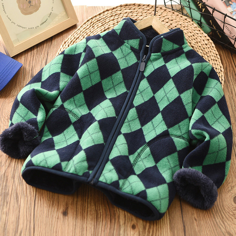 男童摇粒绒外套2024秋冬新款儿童加厚保暖衣服上衣女童运动冲锋衣,童装/婴儿装/亲子装,普通外套,淘宝优惠券,粉丝福利购,淘宝优惠卷