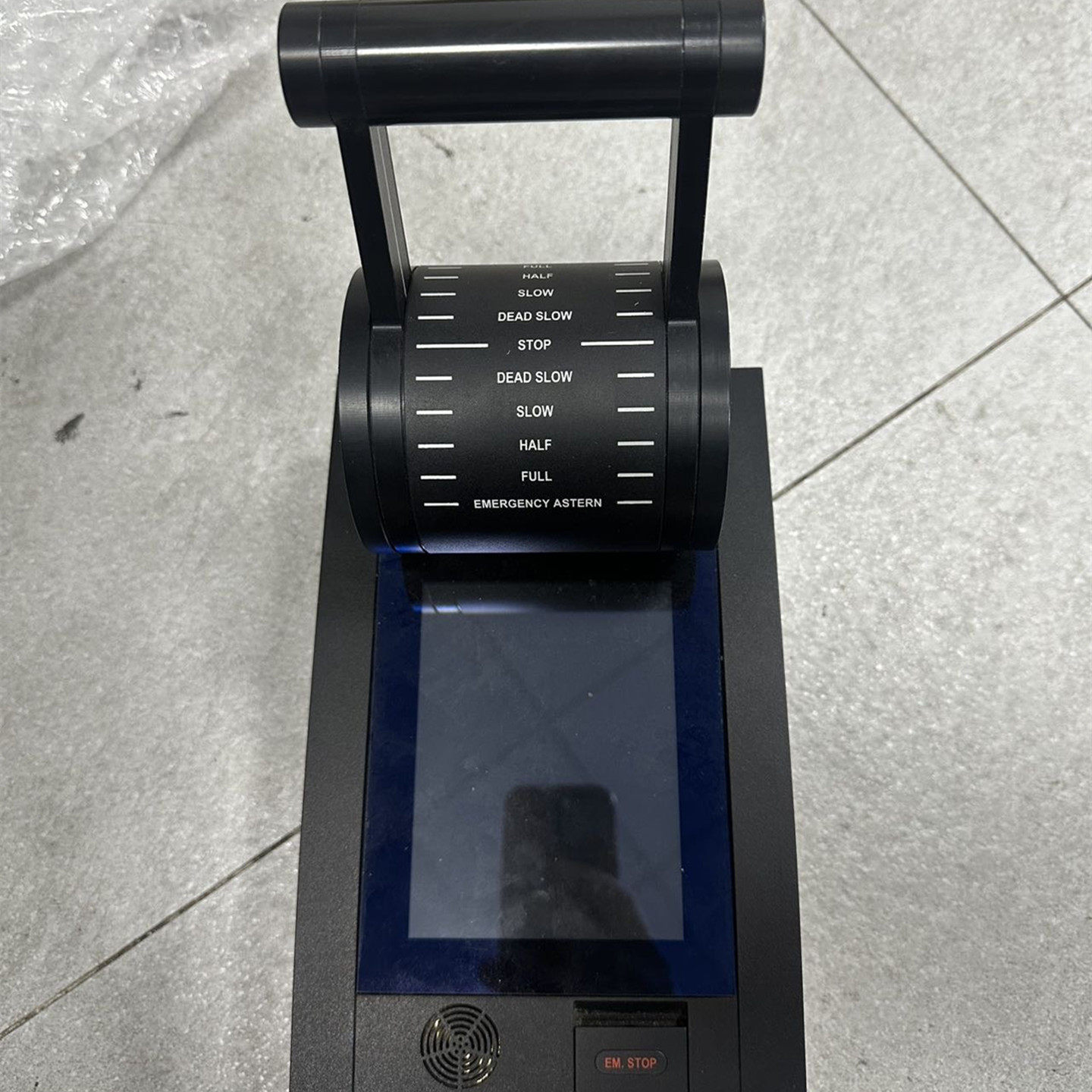 维修船用KONGSBERG康士伯格车钟LTU11面板报错按键失灵不能开机