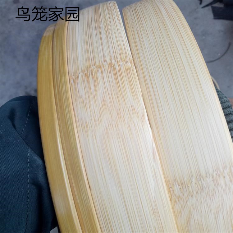竹圈定制画眉靛颏百灵竹圈鸟笼竹圈模型竹圆不接口