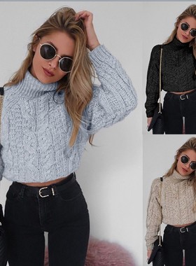 2018 Winter Women turtleneck sweater female knitwear Shirts