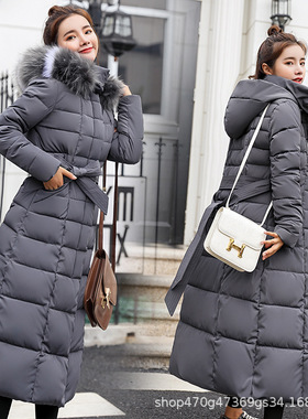 Winter Ladies Long hooded Coats thicken Warm Jackets Women冬