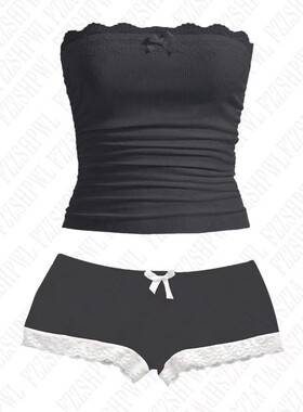 2025 women's new wrapped chest pleated vest T-shirt top