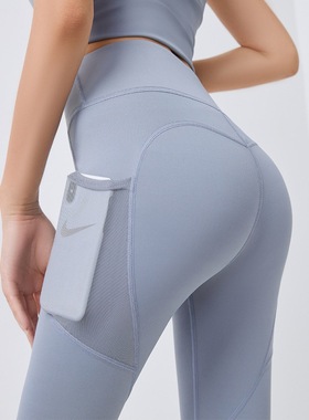 Yoga Pants Women Pockets Plus Size Leggings Sport Girl Gym