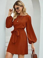Formal Dress for WOMEN Long Sleeves Autumn Ladies Dresses Woman