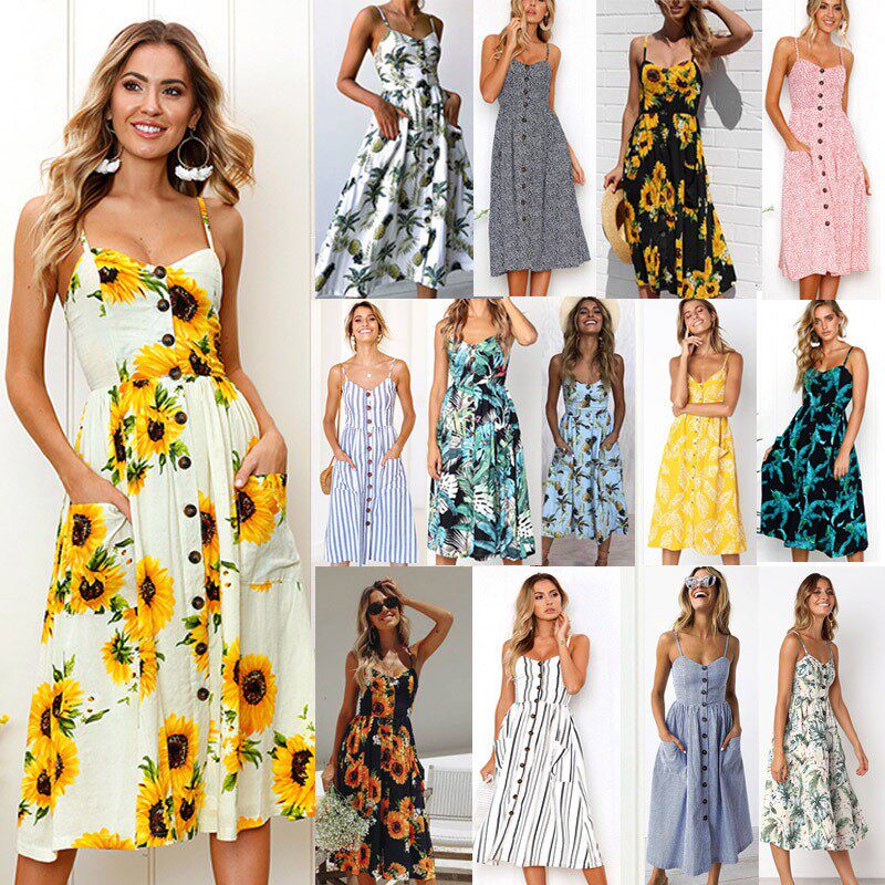 2018 clothes women summer sexy dresses casual ladies dress女