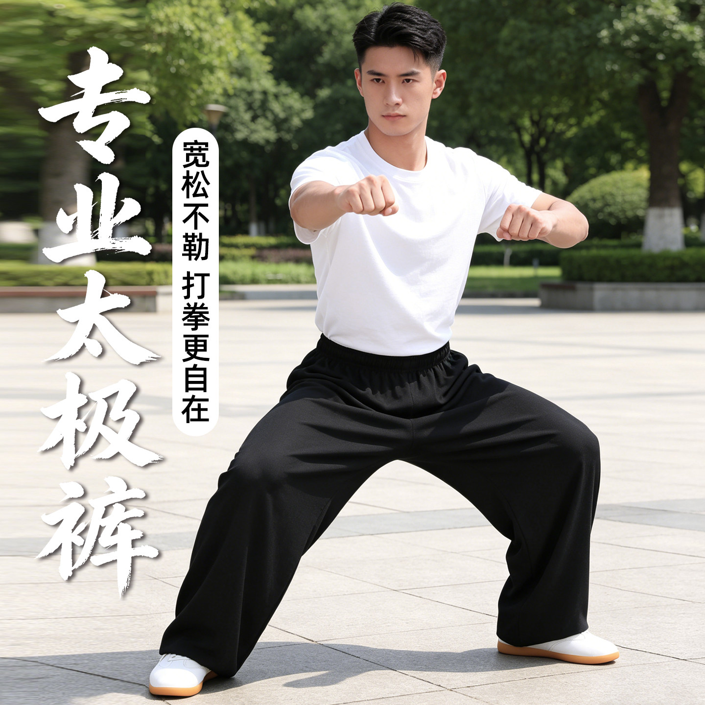 太极裤男款秋季新款运动裤图片