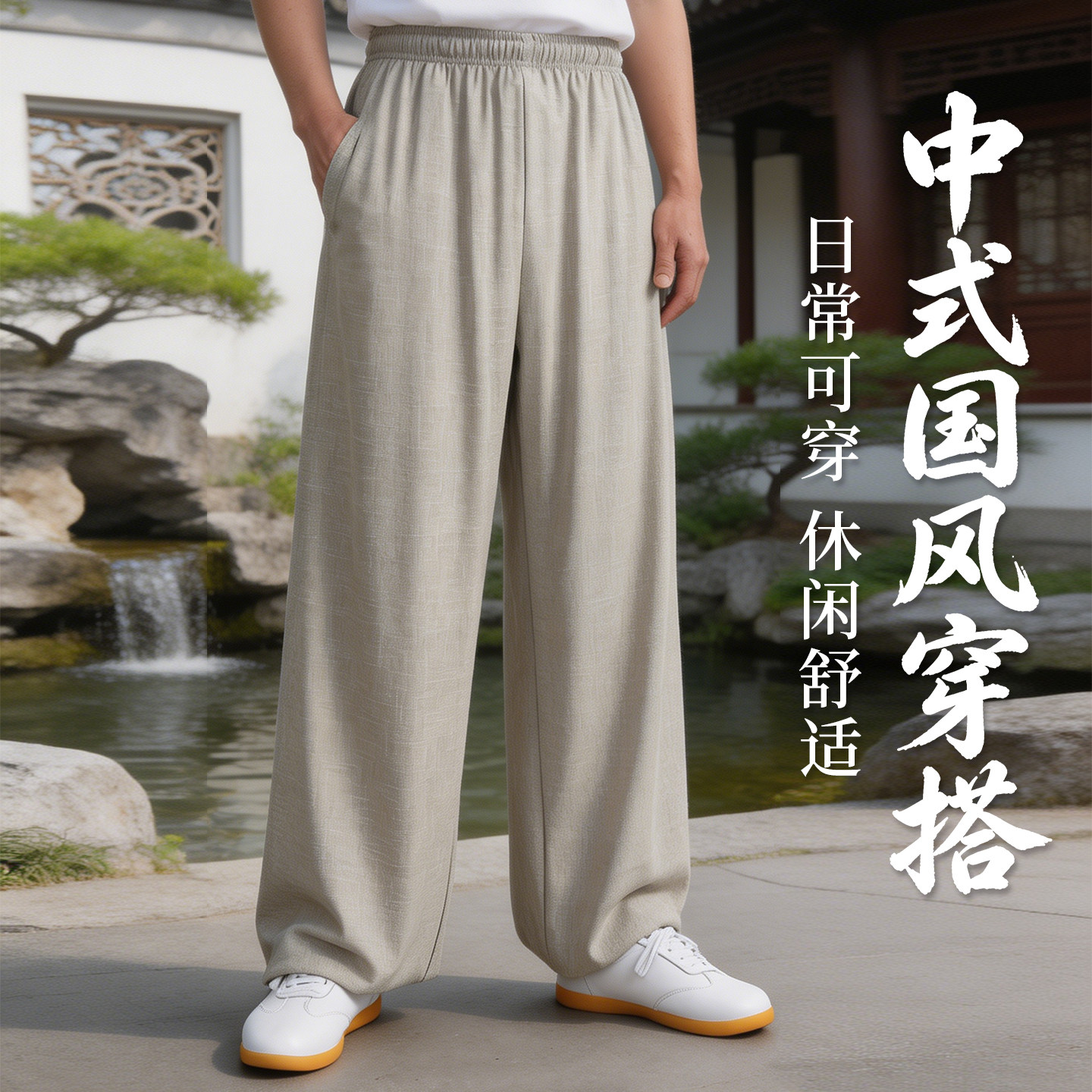 2026新款太极裤男款秋季图片