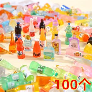 迷你仿真小物品微缩食玩摆件玩具小模型微缩超市缩小版饮料小卖部