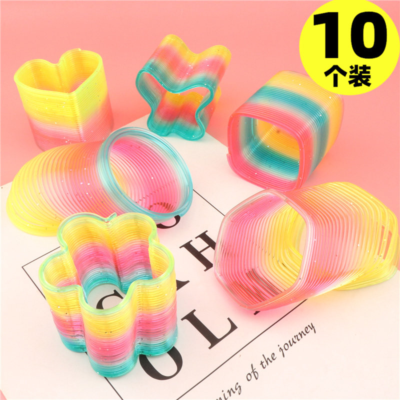 拉伸彩虹圈益智怀旧风玩具礼品