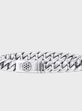 Goodart通用银百搭古巴手链