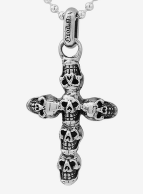 GoodArtHLYWD通用骷髅十字架吊坠