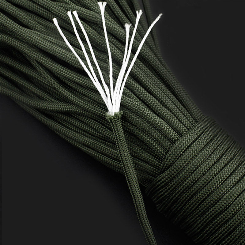 降落伞绳伞兵登山高楼高空求生逃生七芯户外生存编织战术耐磨装备