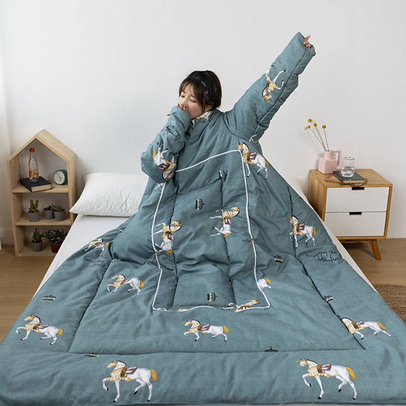 多功能懒人抱枕被冬天加厚可穿式带袖子保暖午睡车载2025新款两用,居家布艺,抱枕被,淘宝优惠券,粉丝福利购,淘宝优惠卷