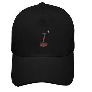 c罗7号罗纳尔多国家队足球周边印花棒球帽男女百搭遮阳休闲鸭舌帽