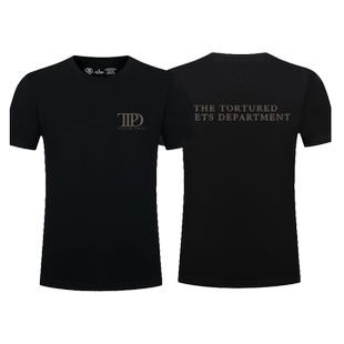 TTPD霉霉新专辑泰勒斯威夫特周边印花短袖男女宽松纯棉T恤上衣服