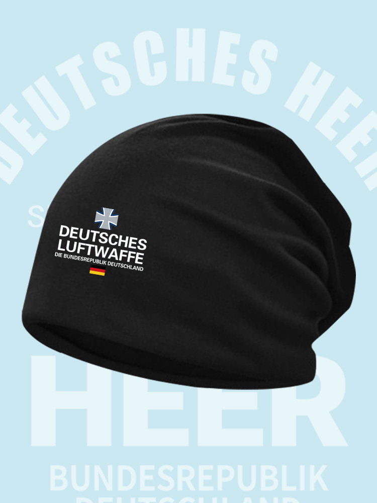 德国陆军空军德意志联邦武装飞行员军迷包头帽秋冬保暖防风堆堆帽