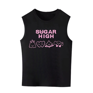 王心凌SugarHigh演唱会同款粉丝应援服背心男女周边宽松无袖上衣