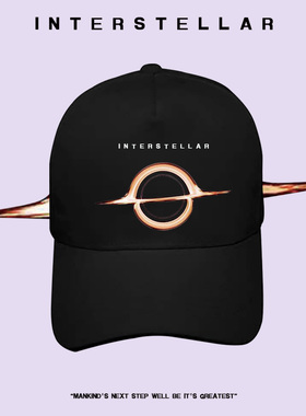 星际穿越interstellar印花黑洞科幻电影周边棒球帽百搭遮阳鸭舌帽