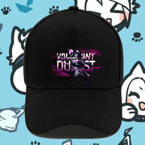 无畏契约瓦罗兰特周边二次元印花棒球帽男女纯棉遮阳百搭鸭舌帽子